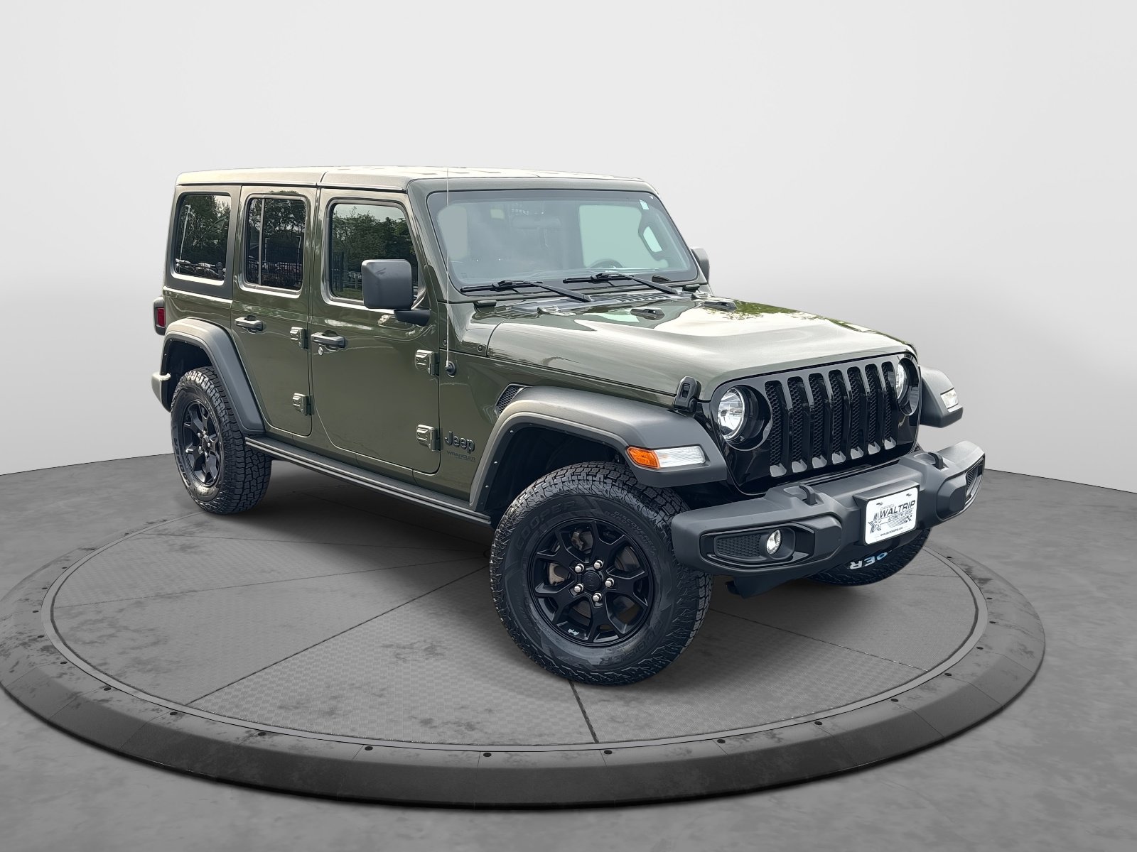 Used 2021 Jeep Wrangler Unlimited Willys Sport with VIN 1C4HJXDG9MW792488 for sale in Franklin, TN