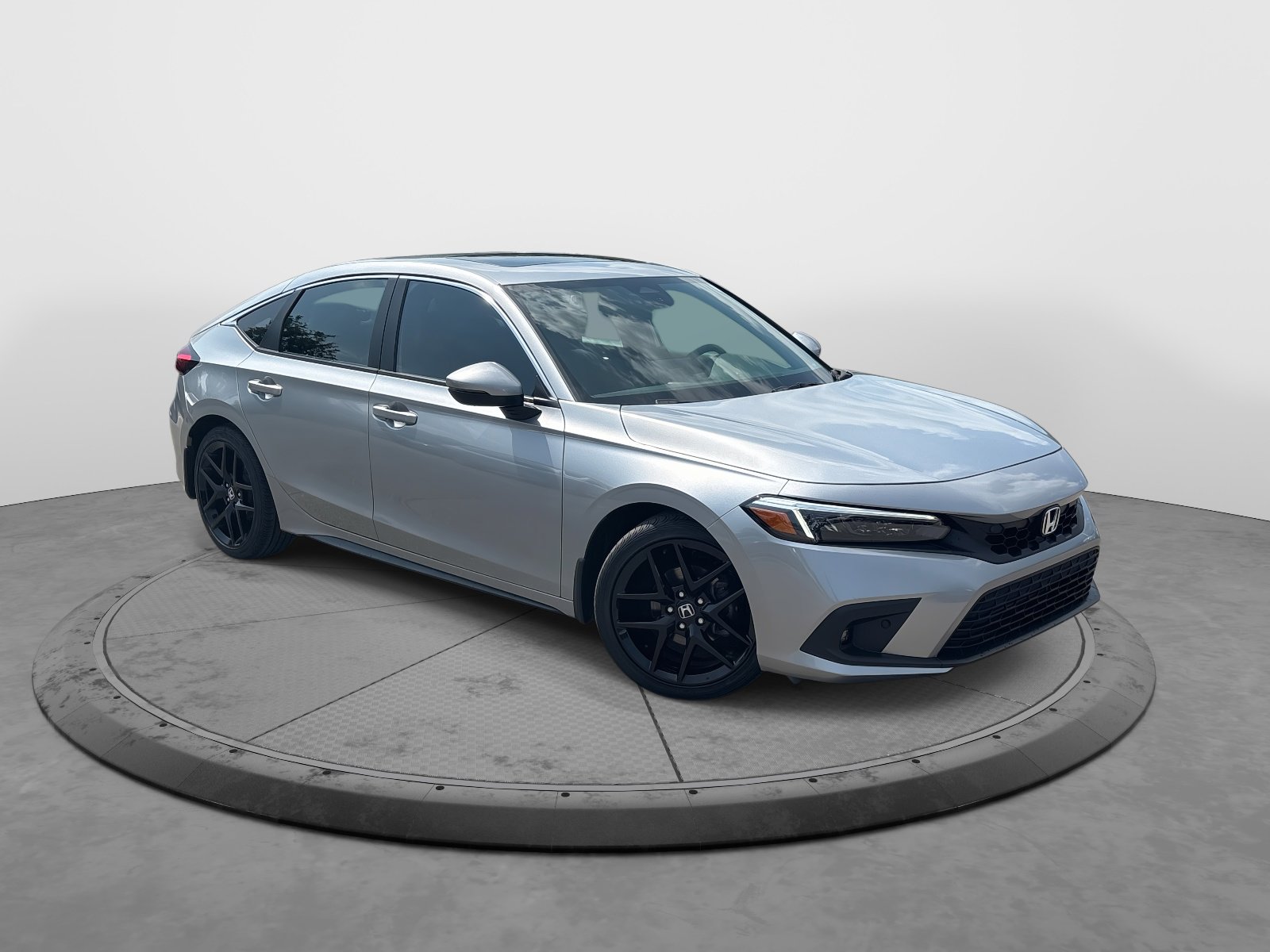 Certified 2022 Honda Civic Hatchback Sport Touring with VIN 19XFL1H86NE009334 for sale in Franklin, TN