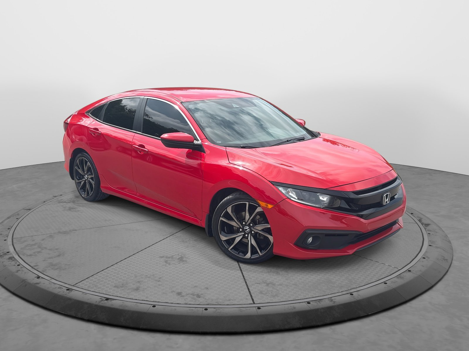 Certified 2019 Honda Civic Sport with VIN 2HGFC2F88KH536043 for sale in Franklin, TN