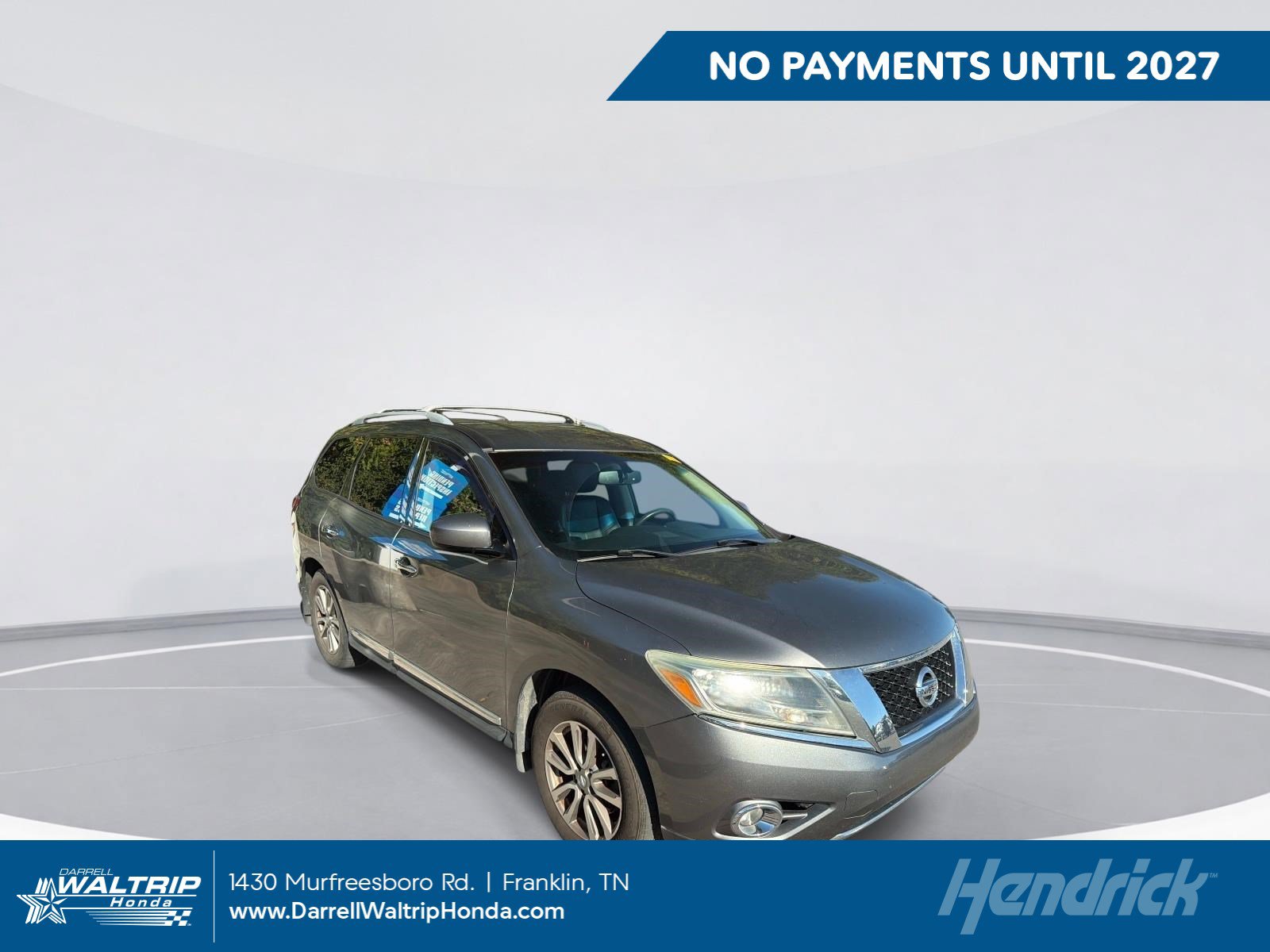 Used 2015 Nissan Pathfinder SL with VIN 5N1AR2MN5FC693825 for sale in Franklin, TN