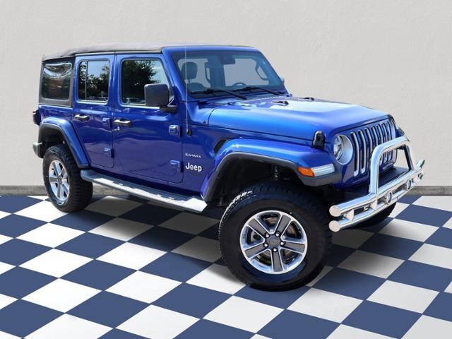 Used 2019 Jeep Wrangler Unlimited Sahara with VIN 1C4HJXEG4KW583591 for sale in Franklin, TN