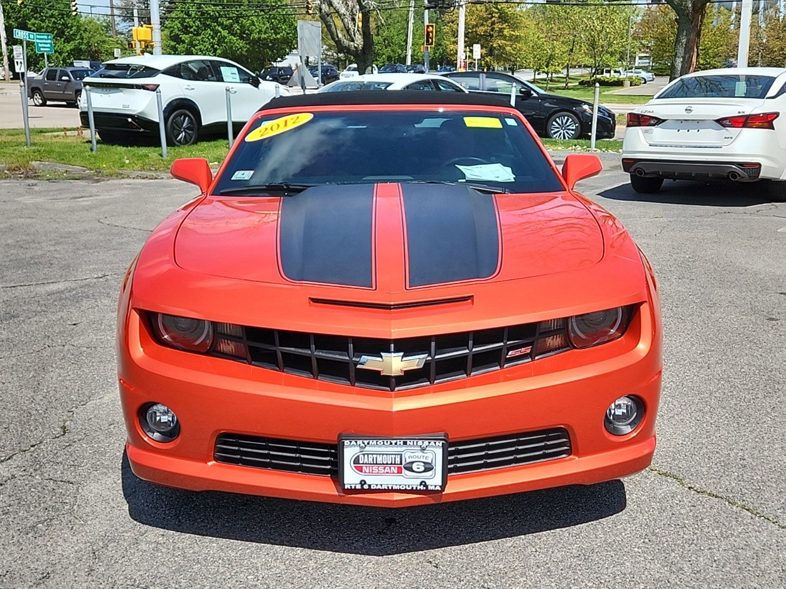 Used 2012 Chevrolet Camaro 2SS with VIN 2G1FT3DW6C9108241 for sale in Dartmouth, MA