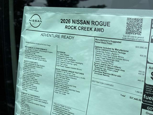 2026 Nissan Rogue SV photo 3