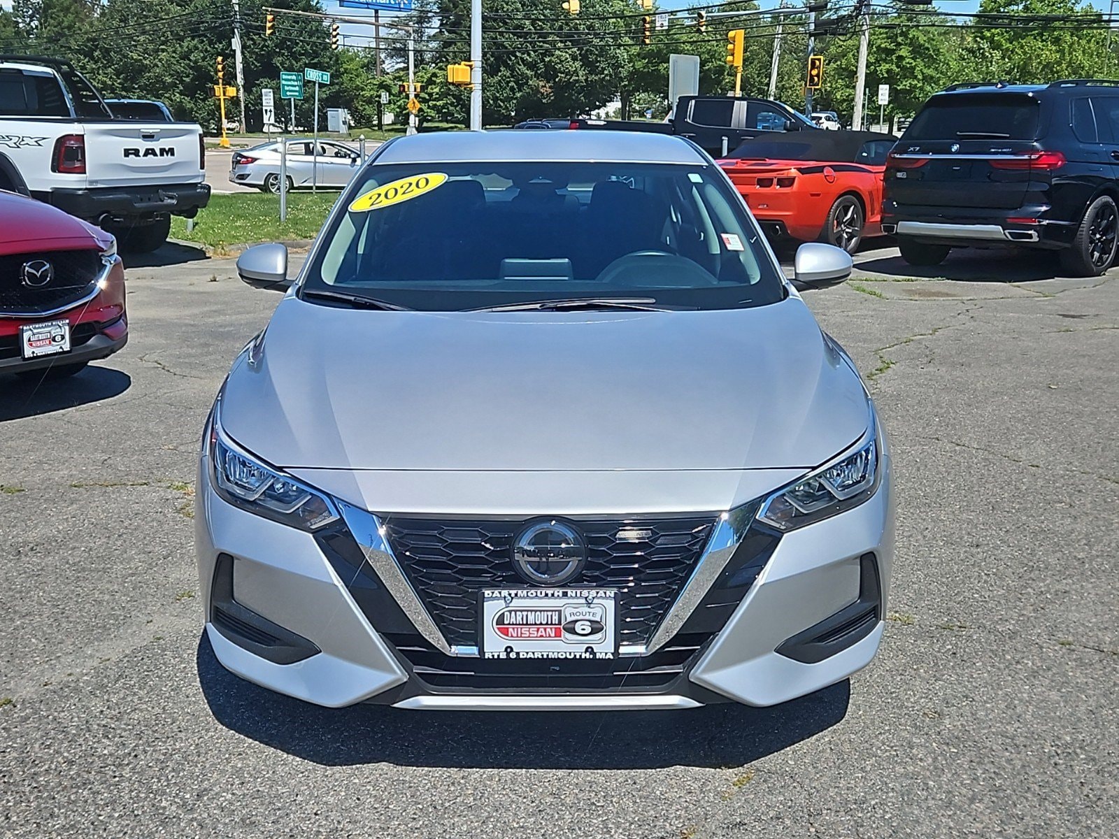 Certified 2020 Nissan Sentra SV with VIN 3N1AB8CV2LY279792 for sale in Dartmouth, MA