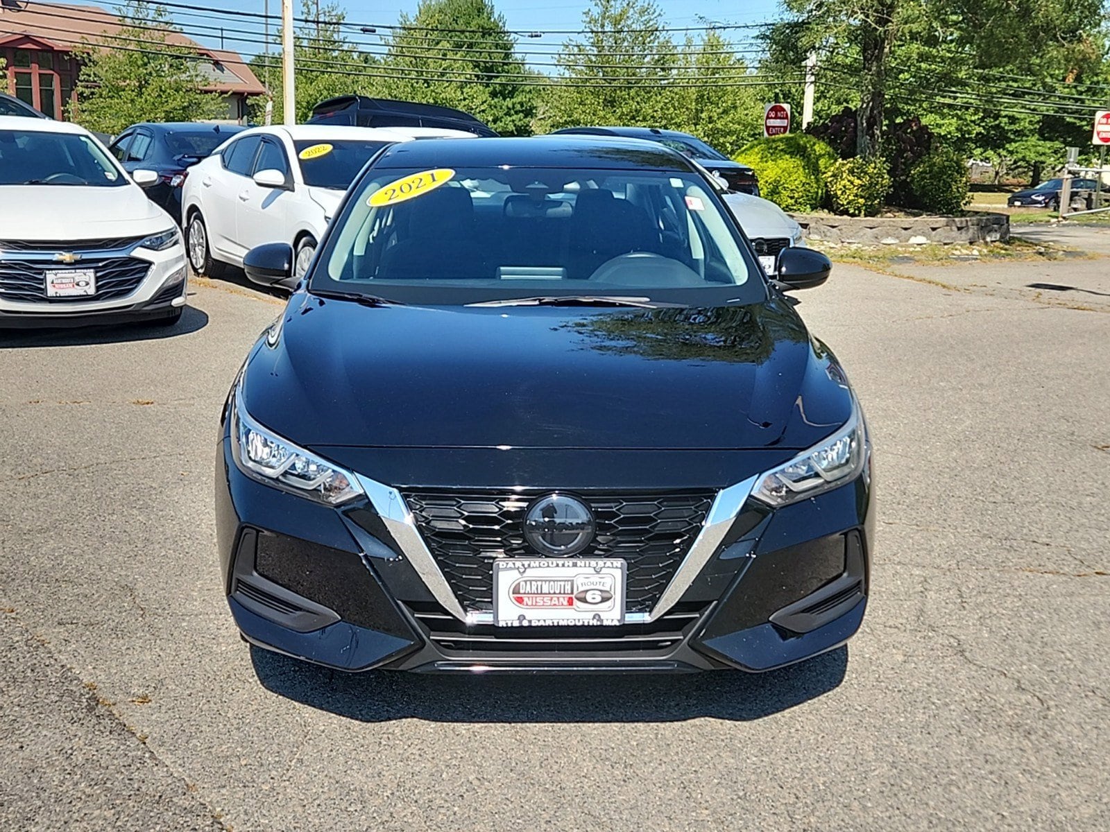 Certified 2021 Nissan Sentra S with VIN 3N1AB8BV0MY324389 for sale in Dartmouth, MA