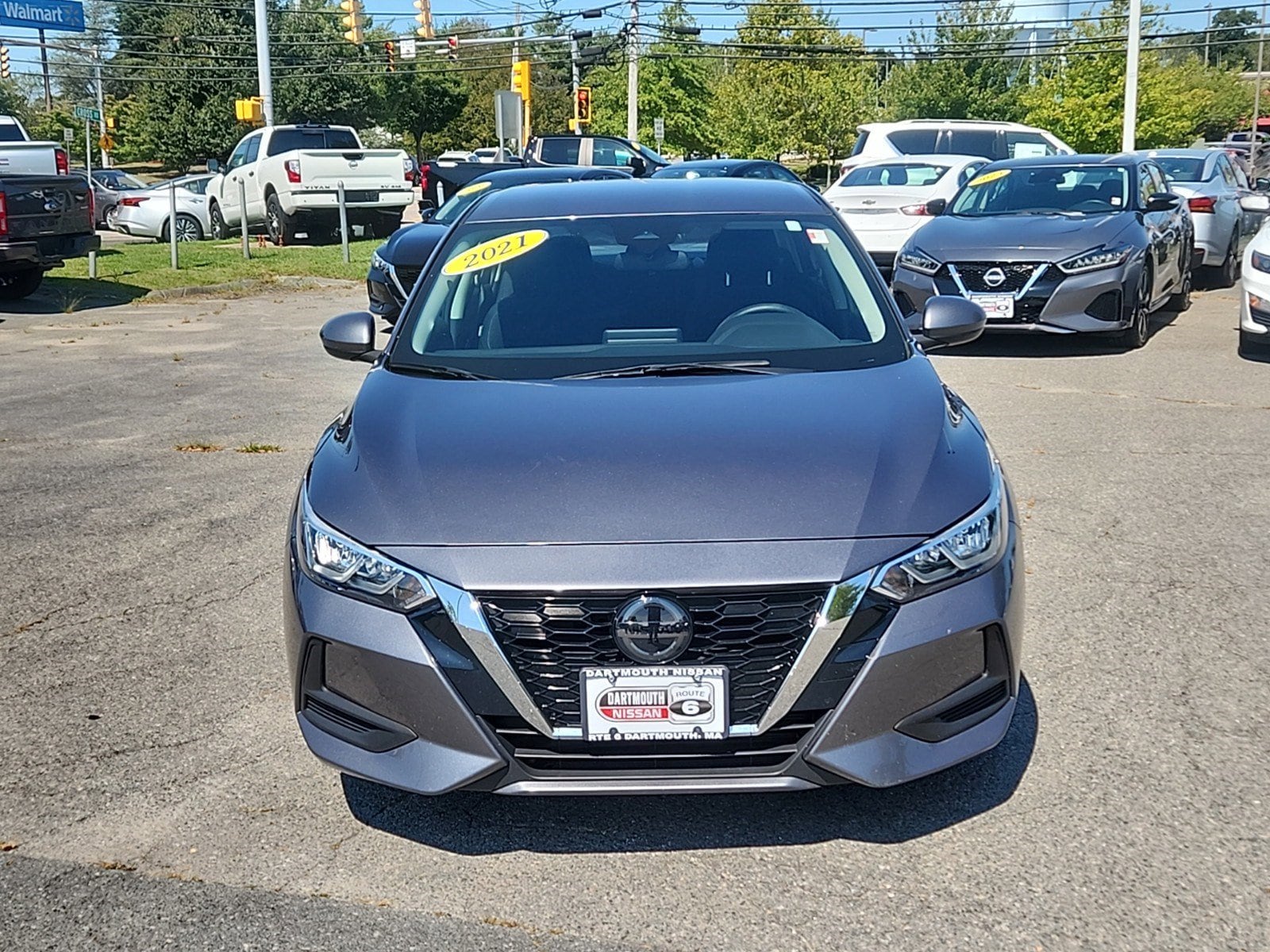 Certified 2021 Nissan Sentra S with VIN 3N1AB8BV4MY304145 for sale in Dartmouth, MA