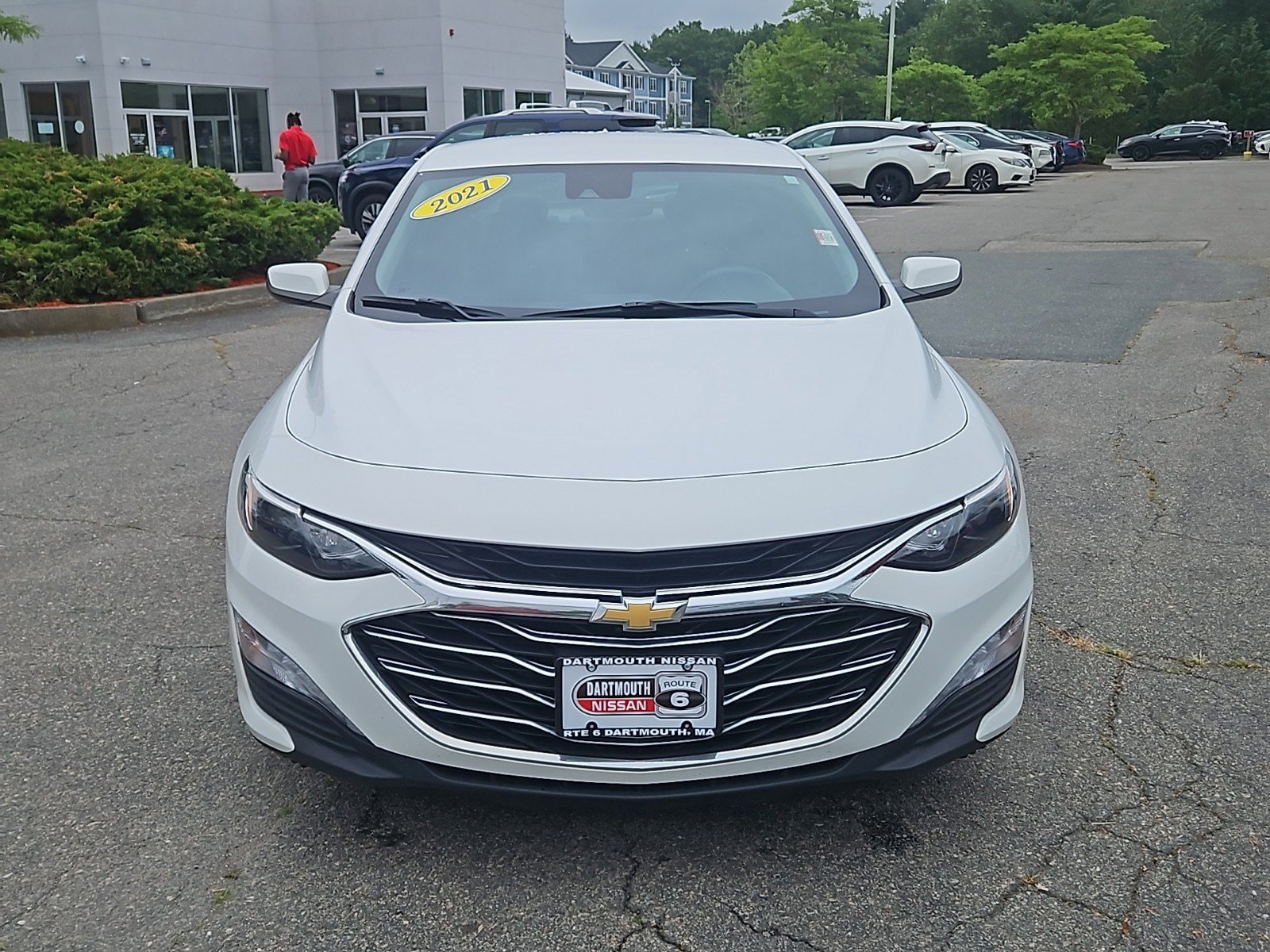 Used 2021 Chevrolet Malibu 1LT with VIN 1G1ZD5ST7MF010326 for sale in Dartmouth, MA