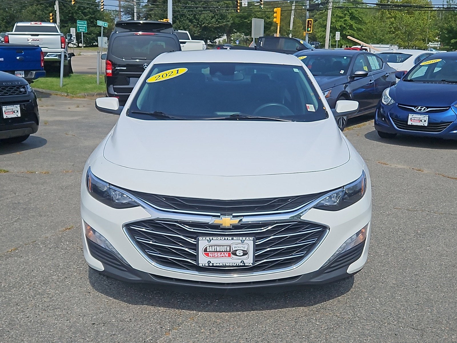 Used 2021 Chevrolet Malibu 1LT with VIN 1G1ZD5ST7MF010827 for sale in Dartmouth, MA