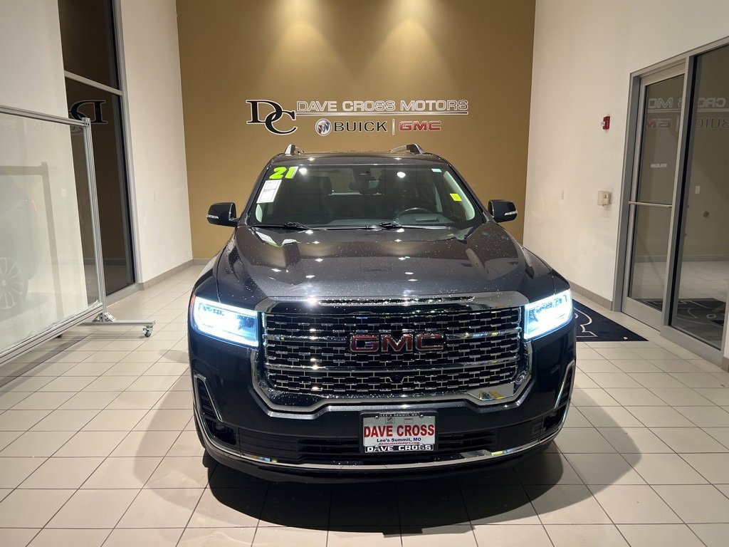 Used 2021 GMC Acadia Denali with VIN 1GKKNXLS3MZ140422 for sale in Kansas City