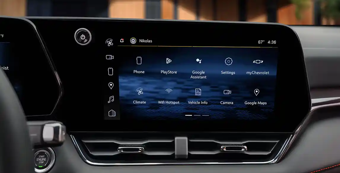2027 Chevy Equinox 11.3-inch touchscreen interior dashboard at Dave Gill Chevrolet Columbus Ohio