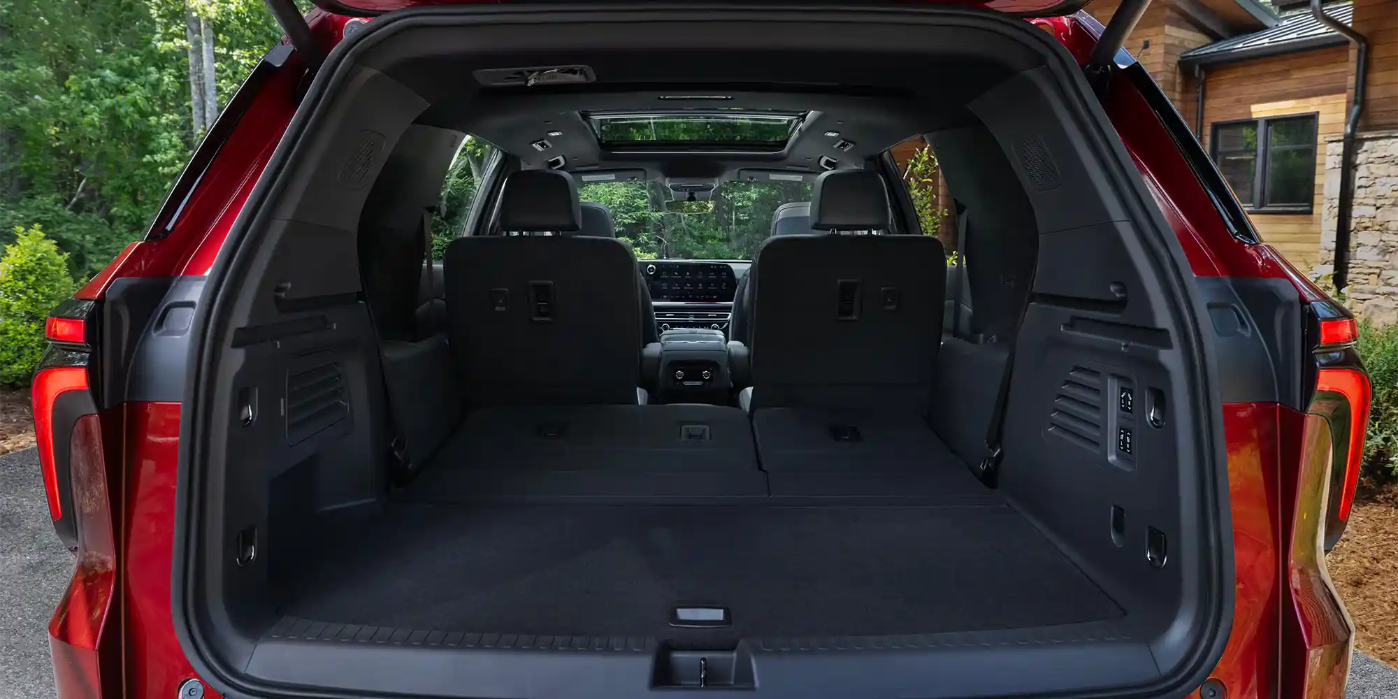 2026 Chevy Traverse cargo area view at Dave Gill Chevrolet Columbus Ohio