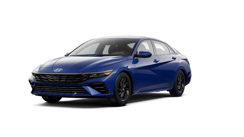 Elantra Hybrid Blue Trim