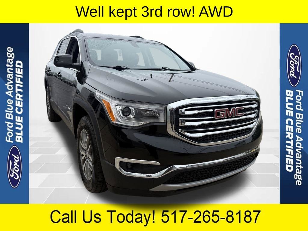Certified 2019 GMC Acadia SLE-2 with VIN 1GKKNSLS1KZ137874 for sale in Adrian, MI