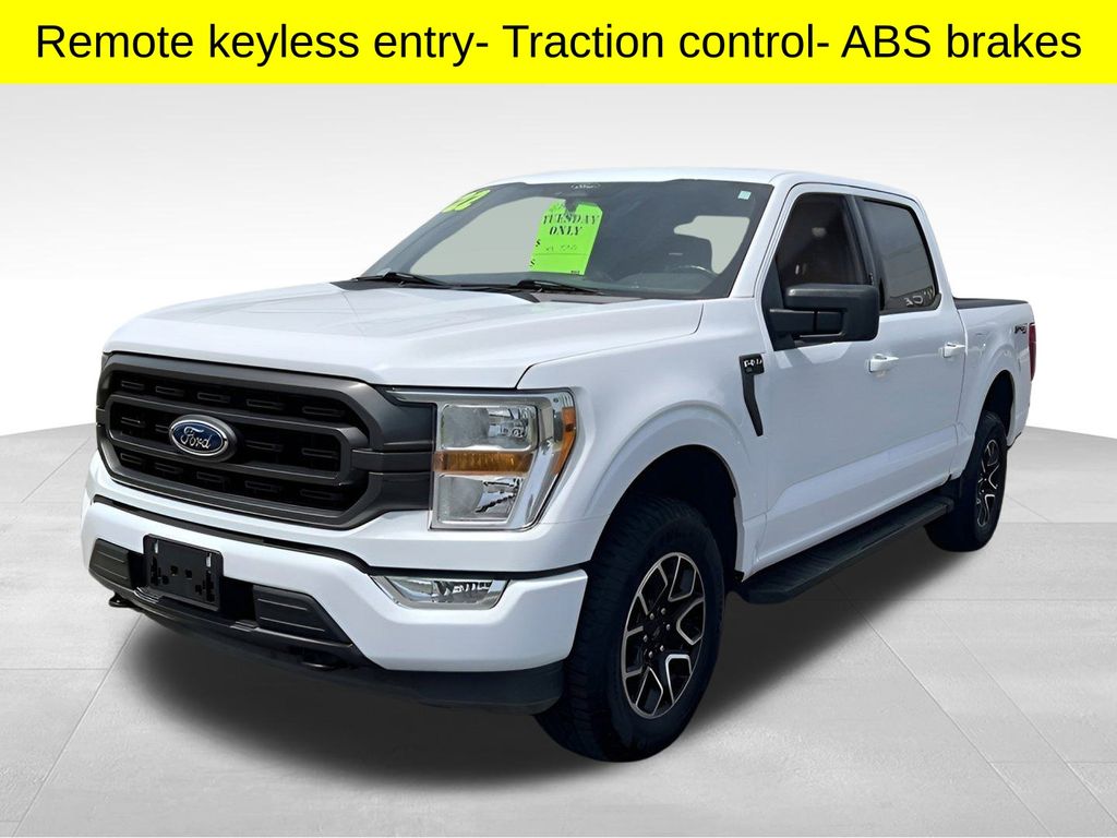 Used 2022 Ford F-150 XLT with VIN 1FTEW1EP1NKF11700 for sale in Adrian, MI