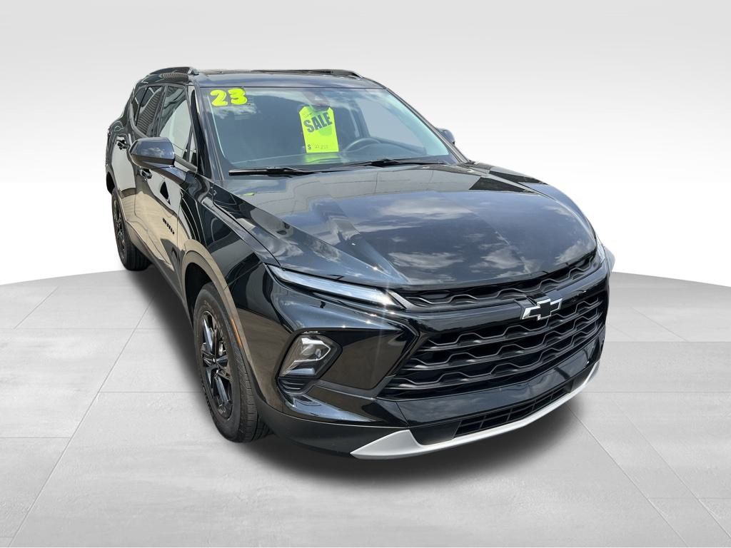 Used 2023 Chevrolet Blazer 2LT with VIN 3GNKBCR46PS234003 for sale in Adrian, MI