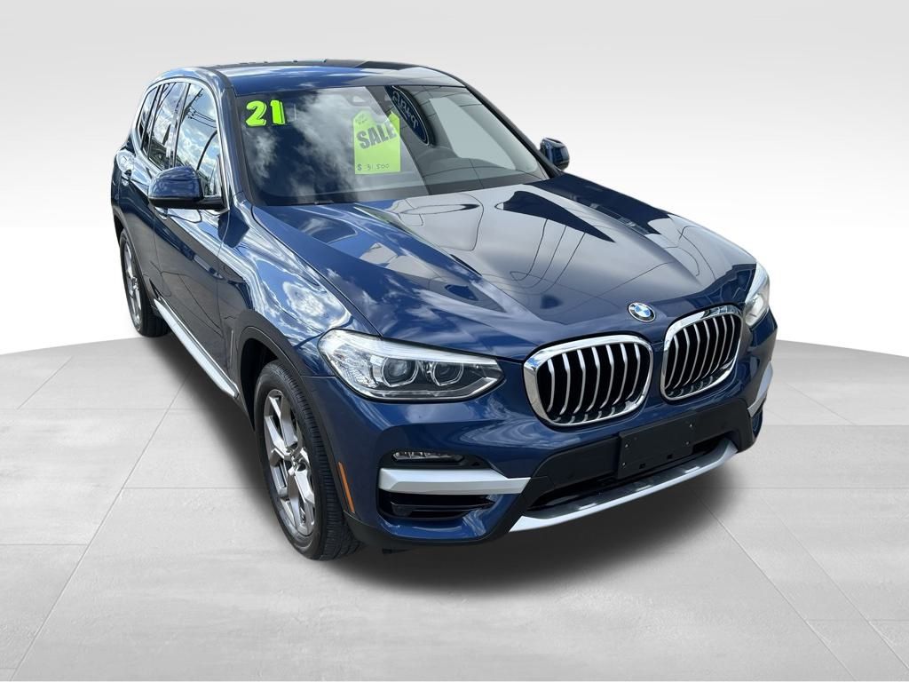 Used 2021 BMW X3 30i with VIN 5UXTY5C00M9G42686 for sale in Adrian, MI