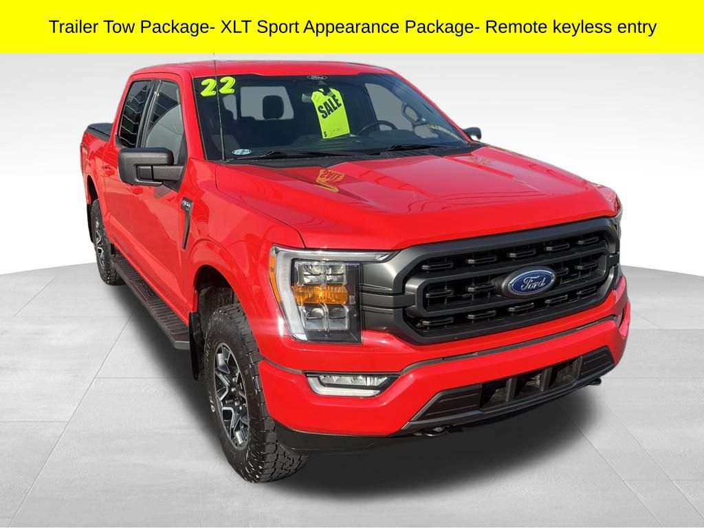 Used 2022 Ford F-150 XLT with VIN 1FTEW1EPXNKD53888 for sale in Adrian, MI