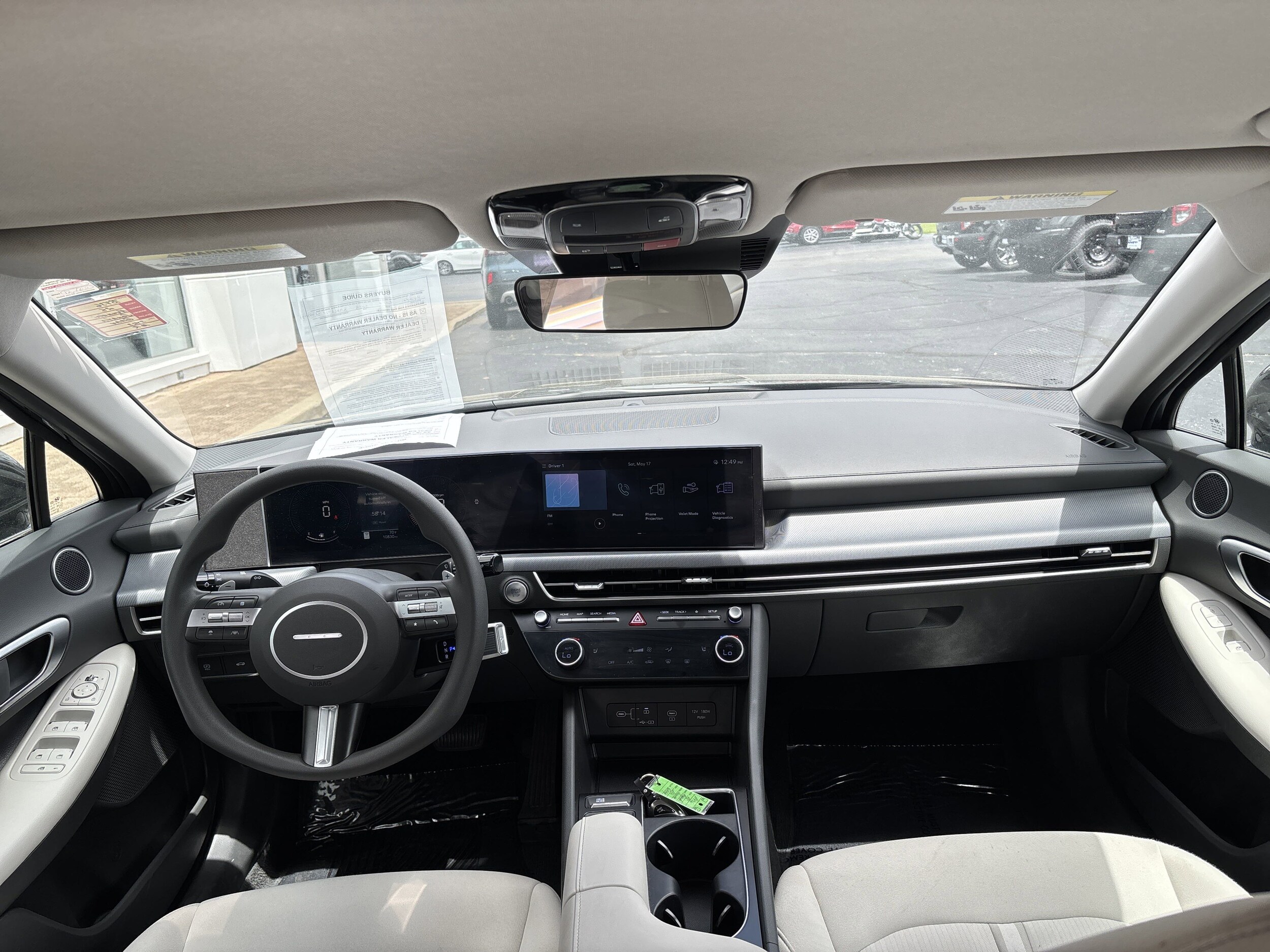 Used 2025 Hyundai Sonata SEL with VIN KMHL64JA1SA443423 for sale in Greenville, OH
