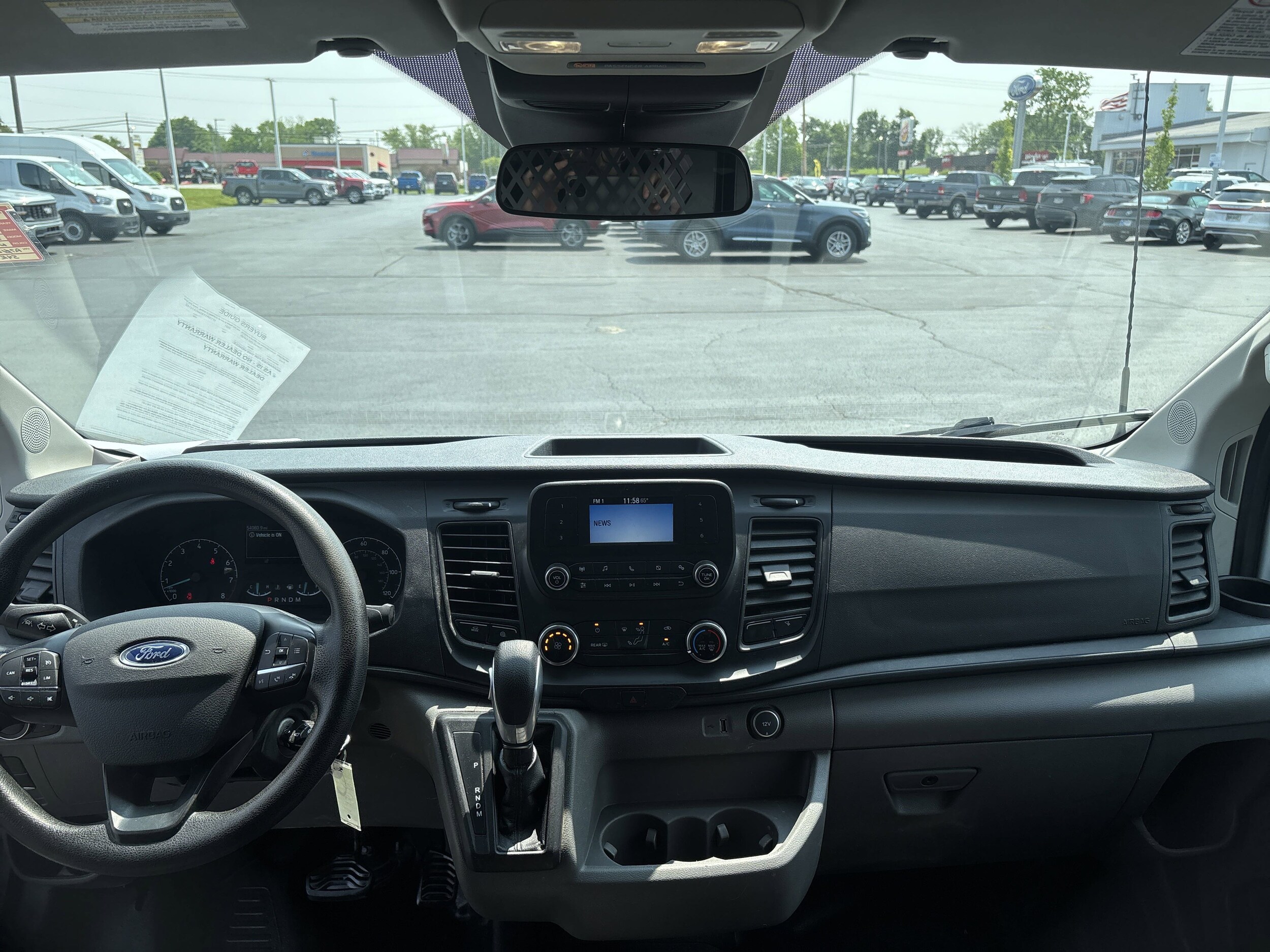 Used 2021 Ford Transit Van Base with VIN 1FTBR1Y85MKA70182 for sale in Greenville, OH