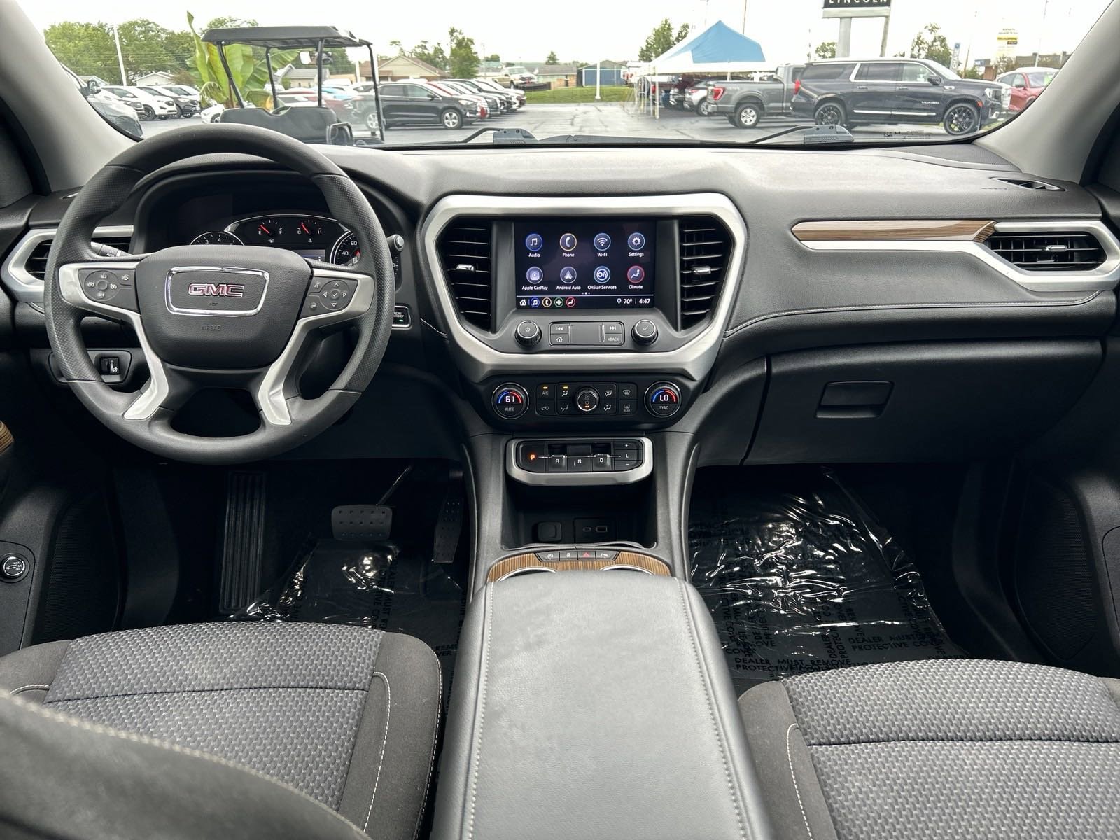 Used 2021 GMC Acadia SLE with VIN 1GKKNKLS2MZ130760 for sale in Greenville, OH