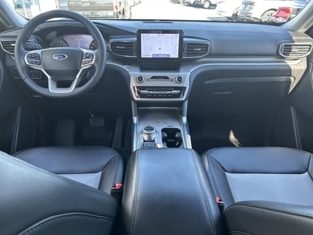 Used 2023 Ford Explorer XLT with VIN 1FMSK8DH8PGA31091 for sale in Greenville, OH