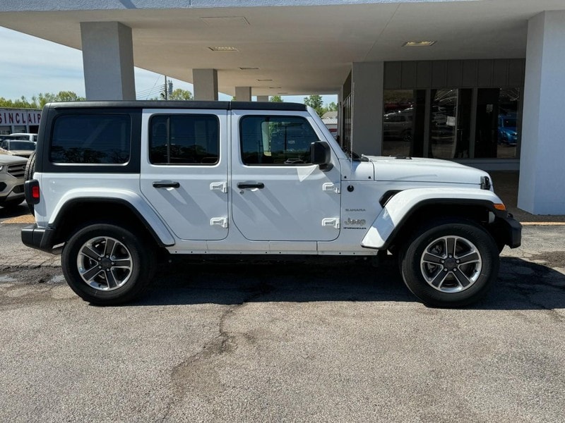 Used 2023 Jeep Wrangler 4-Door Sahara with VIN 1C4HJXEN7PW529790 for sale in Pacific, MO