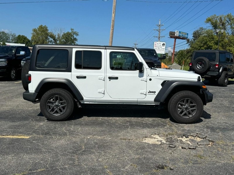 Used 2024 Jeep Wrangler 4-Door Sport S with VIN 1C4PJXDN2RW156089 for sale in Pacific, MO