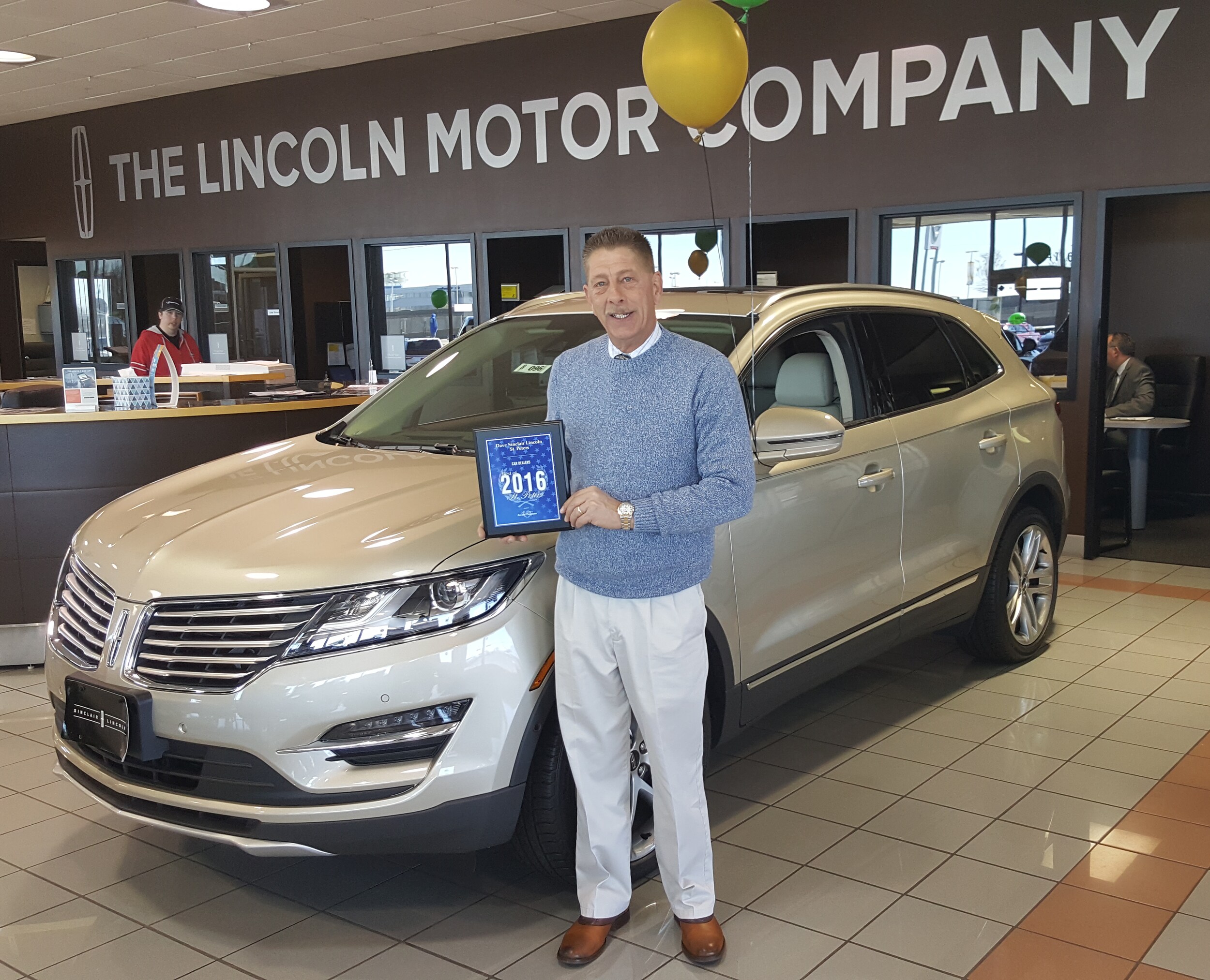 Dave Sinclair Lincoln Receives 2016 Best of St. Peters Award
