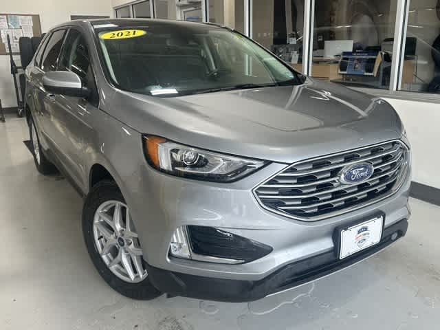 Used 2021 Ford Edge SEL with VIN 2FMPK4J92MBA40402 for sale in Williamsville, NY