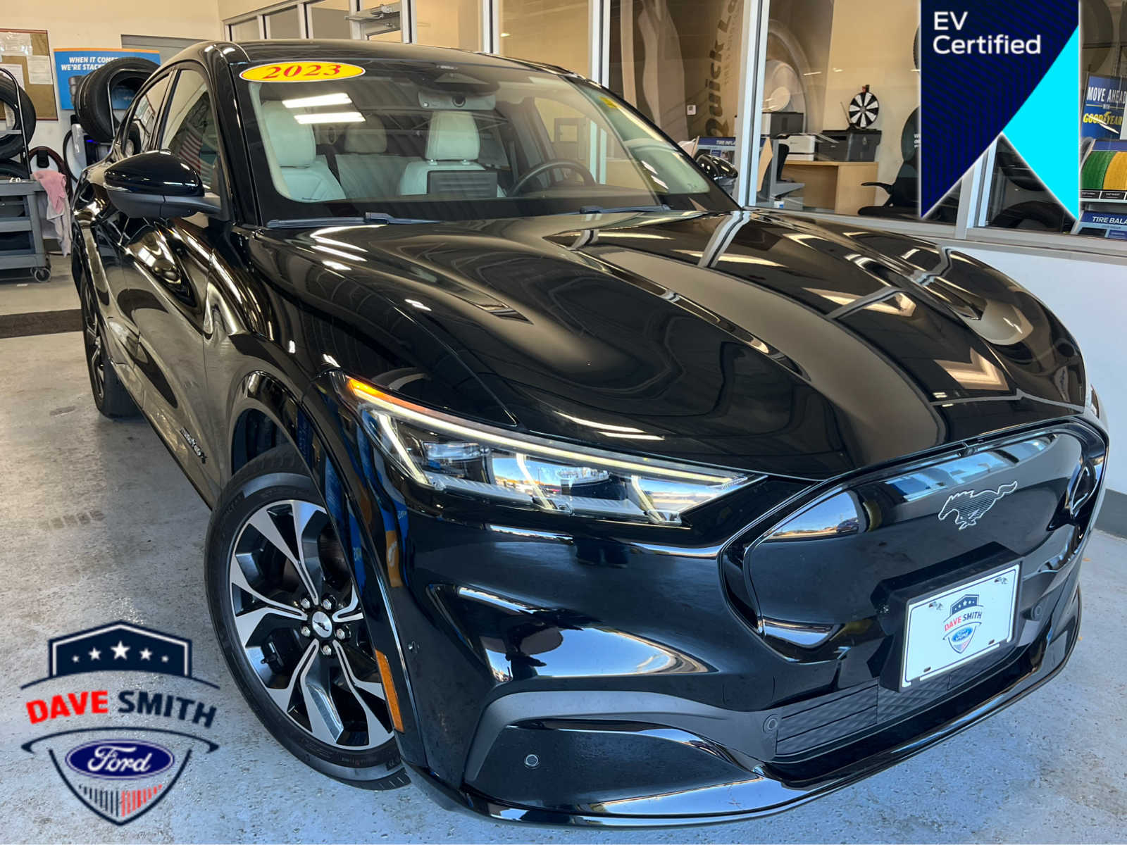 Certified 2023 Ford Mustang Mach-E Premium AWD with VIN 3FMTK3SU7PMA63883 for sale in Williamsville, NY