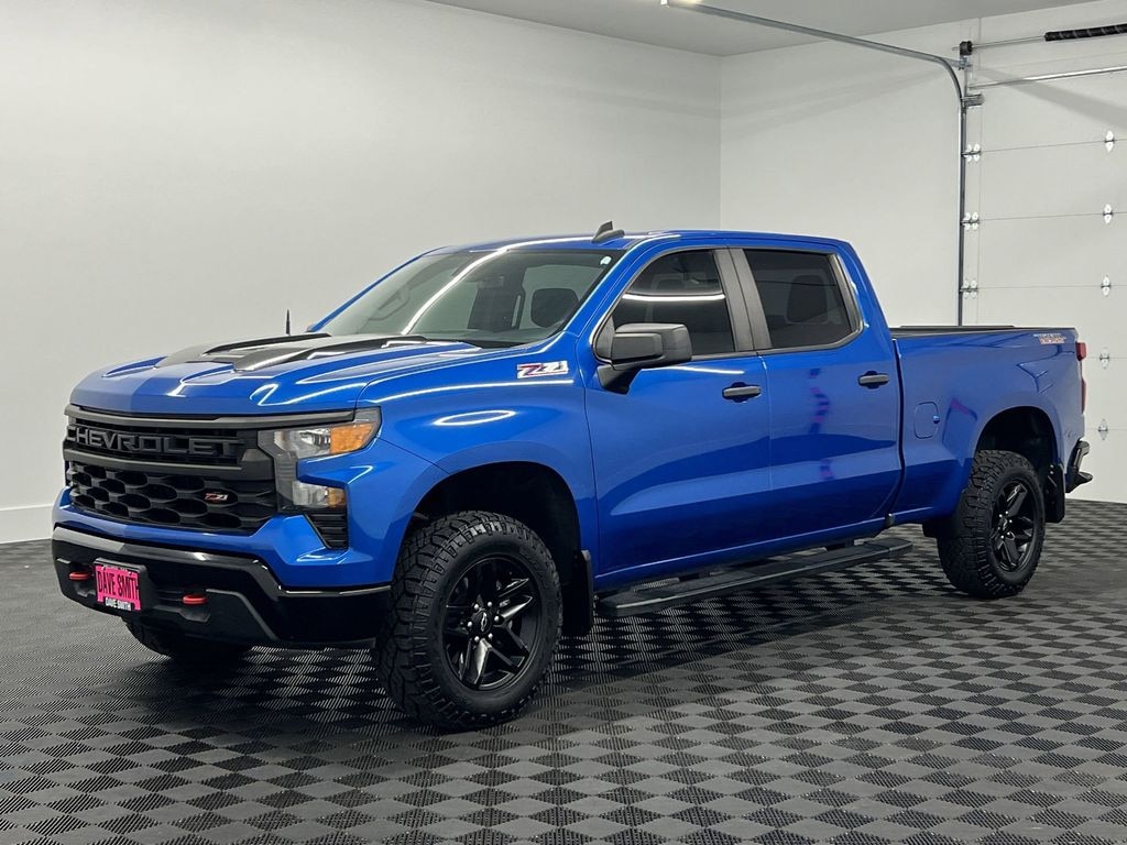 Used 2022 Chevrolet Silverado 1500 Custom Trail Boss Truck Crew Cab