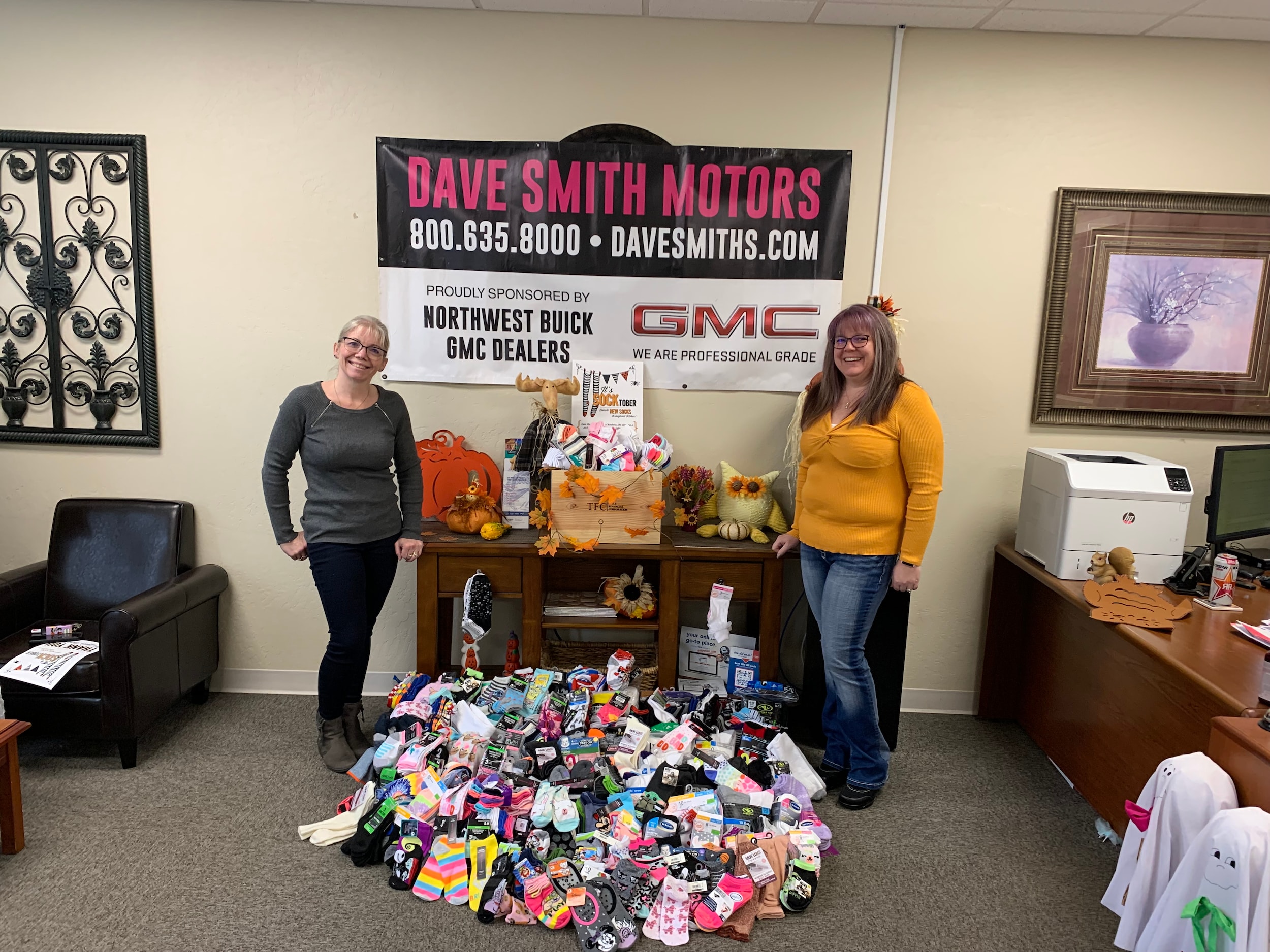 Local Charity Donation Check Presentation