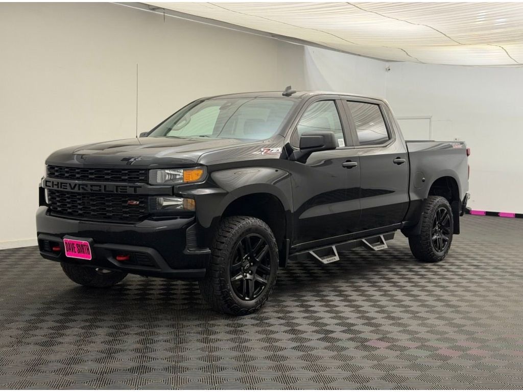 Used 2021 Chevrolet Silverado 1500 Custom Trail Boss Truck Crew Cab