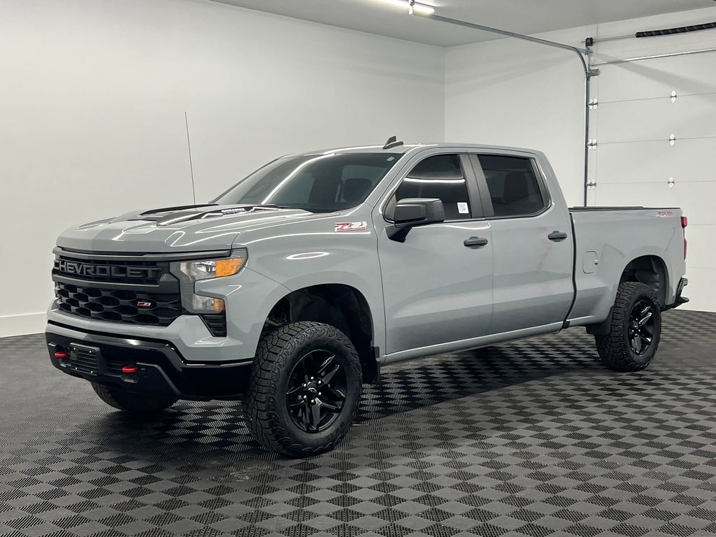 Used 2024 Chevrolet Silverado 1500 Custom Trail Boss Truck Crew Cab