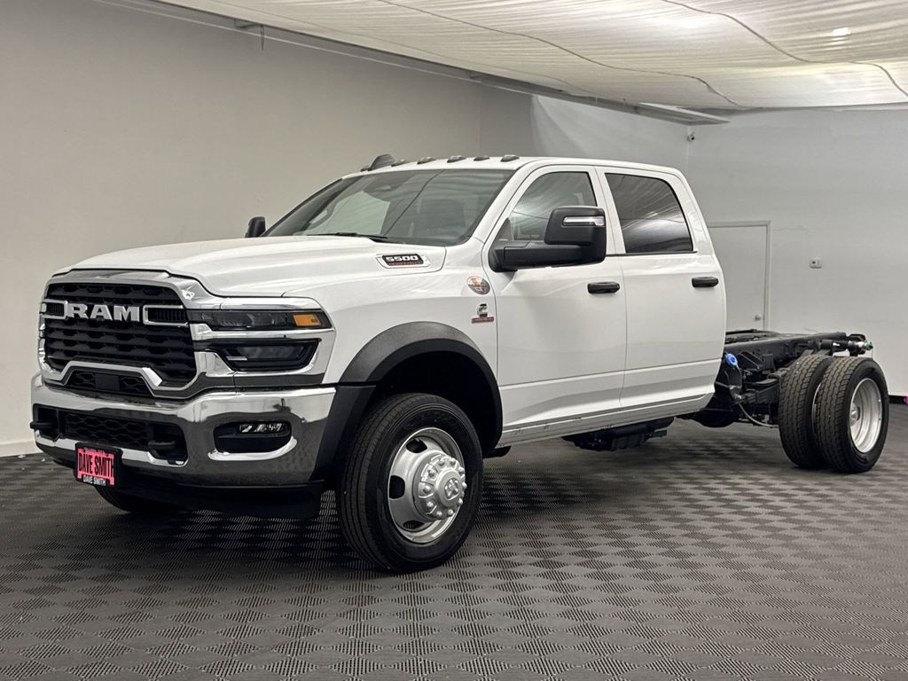 New 2025 Ram 5500 Chassis Cab 5500 TRADESMAN CHASSIS CREW CAB 4X4 60' CA Pickup