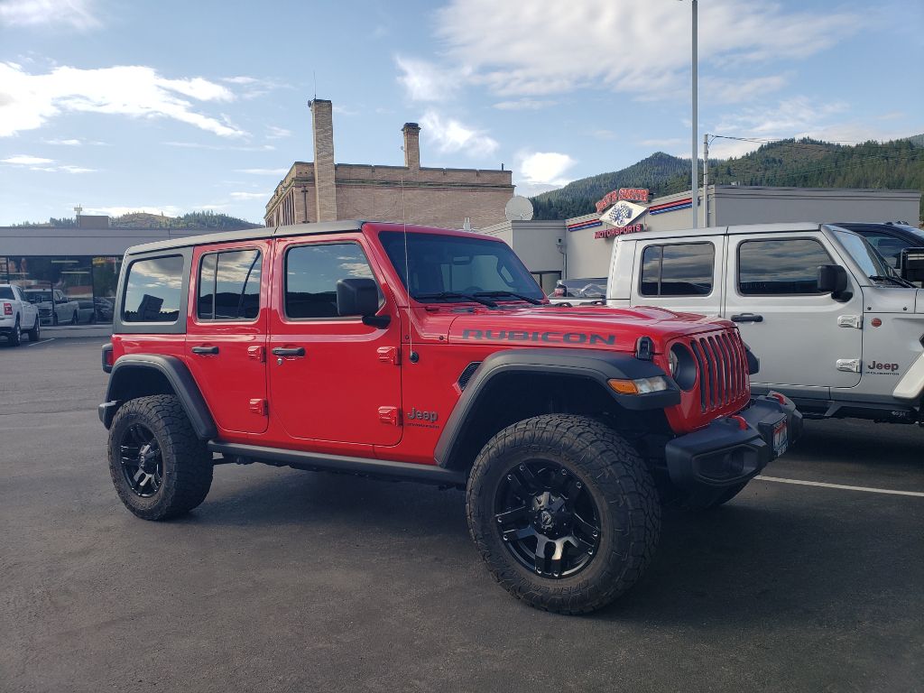 Used 2023 Jeep Wrangler 4-Door Rubicon with VIN 1C4HJXFG2PW669925 for sale in Kellogg, ID