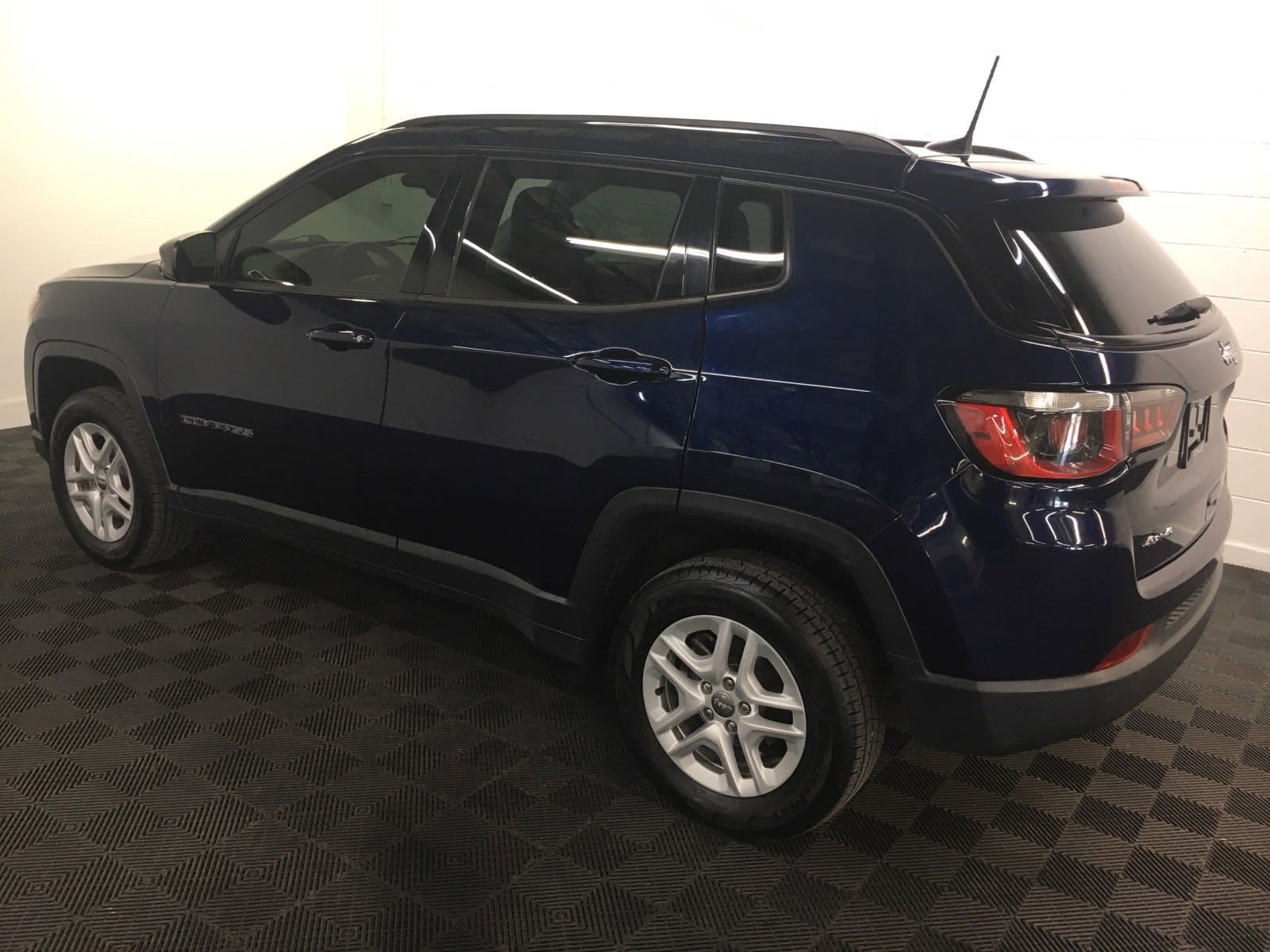 Used 2018 Jeep Compass Sport with VIN 3C4NJDAB9JT315393 for sale in Charlotte, NC