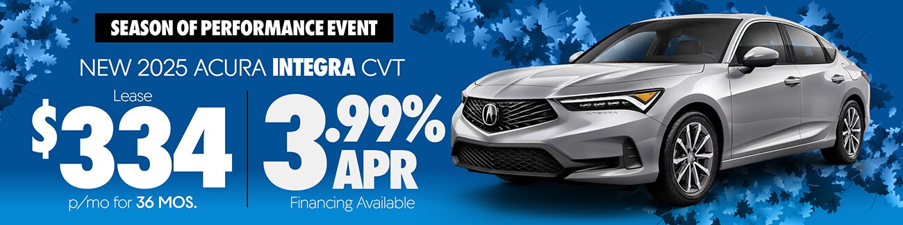 INTEGRA SPECIALS FROM DAVE WHITE ACURA