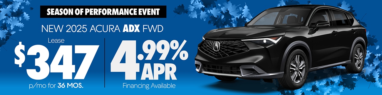 ADX SPECIAL FROM DAVE WHITE ACURA