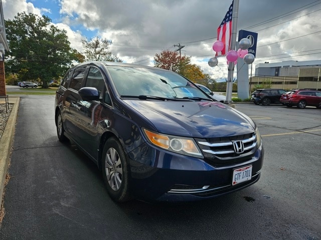 Used 2014 Honda Odyssey EX-L with VIN 5FNRL5H65EB118820 for sale in Sylvania, OH
