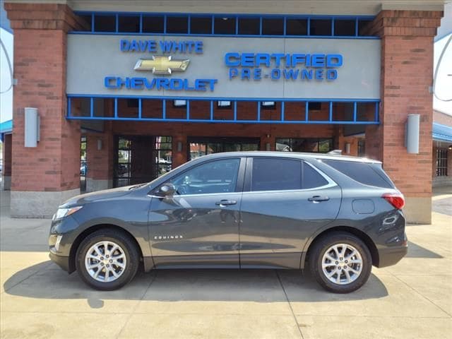 Certified 2021 Chevrolet Equinox LT with VIN 3GNAXKEV0ML330589 for sale in Sylvania, OH