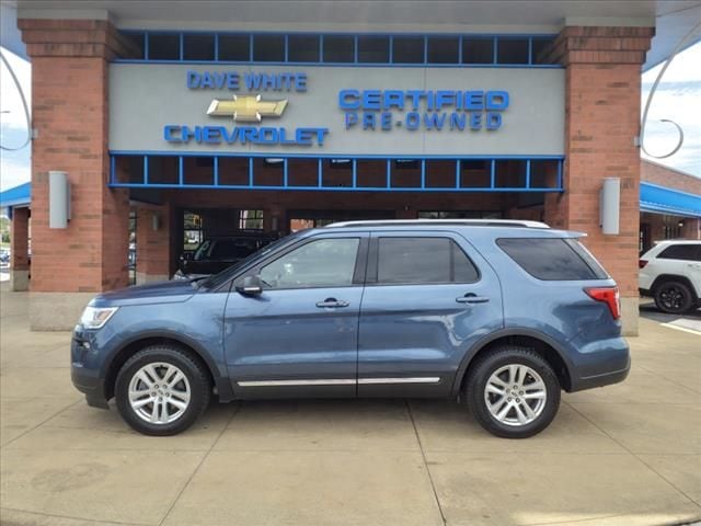 Used 2019 Ford Explorer XLT with VIN 1FM5K8D82KGA81927 for sale in Sylvania, OH