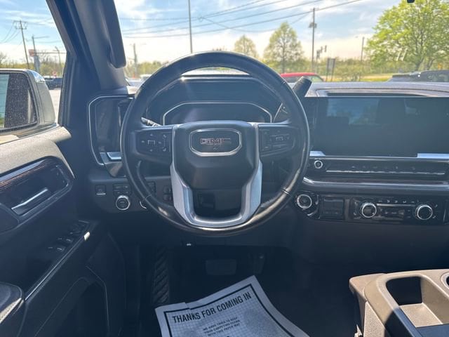Certified 2023 GMC Sierra 1500 SLE with VIN 1GTUUBED1PZ247661 for sale in Sylvania, OH