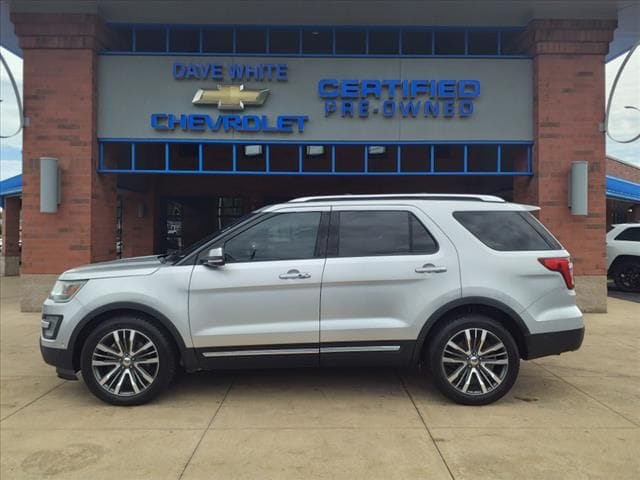 Used 2016 Ford Explorer Platinum with VIN 1FM5K8HT6GGC69274 for sale in Sylvania, OH