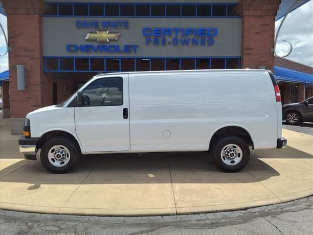 Certified 2022 GMC Savana Cargo Work Van with VIN 1GTW7AF7XN1205441 for sale in Sylvania, OH