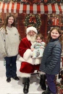 Kids with Santa