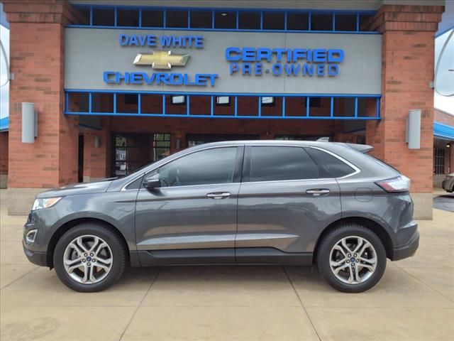 Used 2017 Ford Edge Titanium with VIN 2FMPK4K94HBC62847 for sale in Sylvania, OH