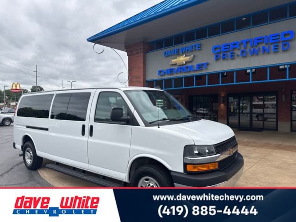 Used 2024 Chevrolet Express Passenger 3500 1LS Van Extended Passenger Van