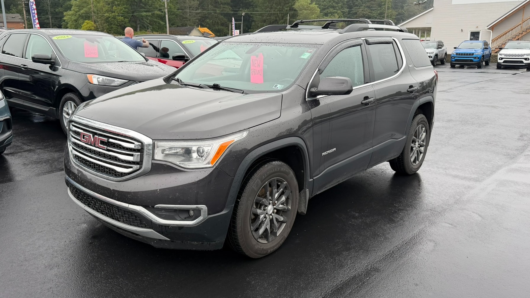 Used 2019 GMC Acadia SLT-1 with VIN 1GKKNULS7KZ117611 for sale in Corry, PA