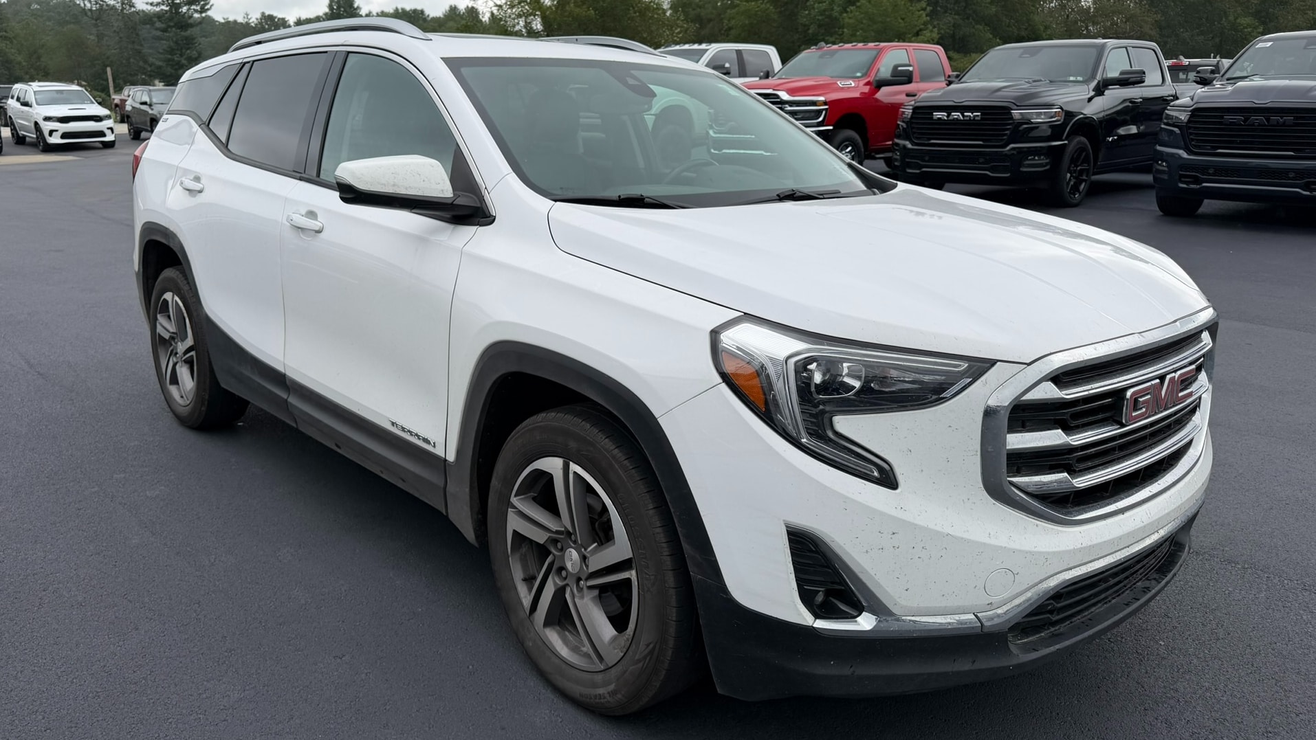 Used 2020 GMC Terrain SLT with VIN 3GKALVEV7LL309733 for sale in Corry, PA